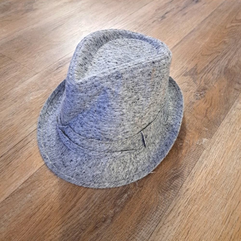 Black Jack Vintage Gray Fedora Hat One Size